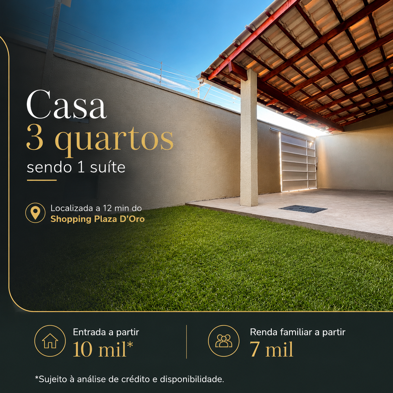 Casa 3 Quartos, sendo 1 suíte — 12 min do Shopping Plaza D'Oro, Goiânia