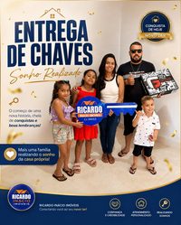 Entrega de chaves — sonho realizado